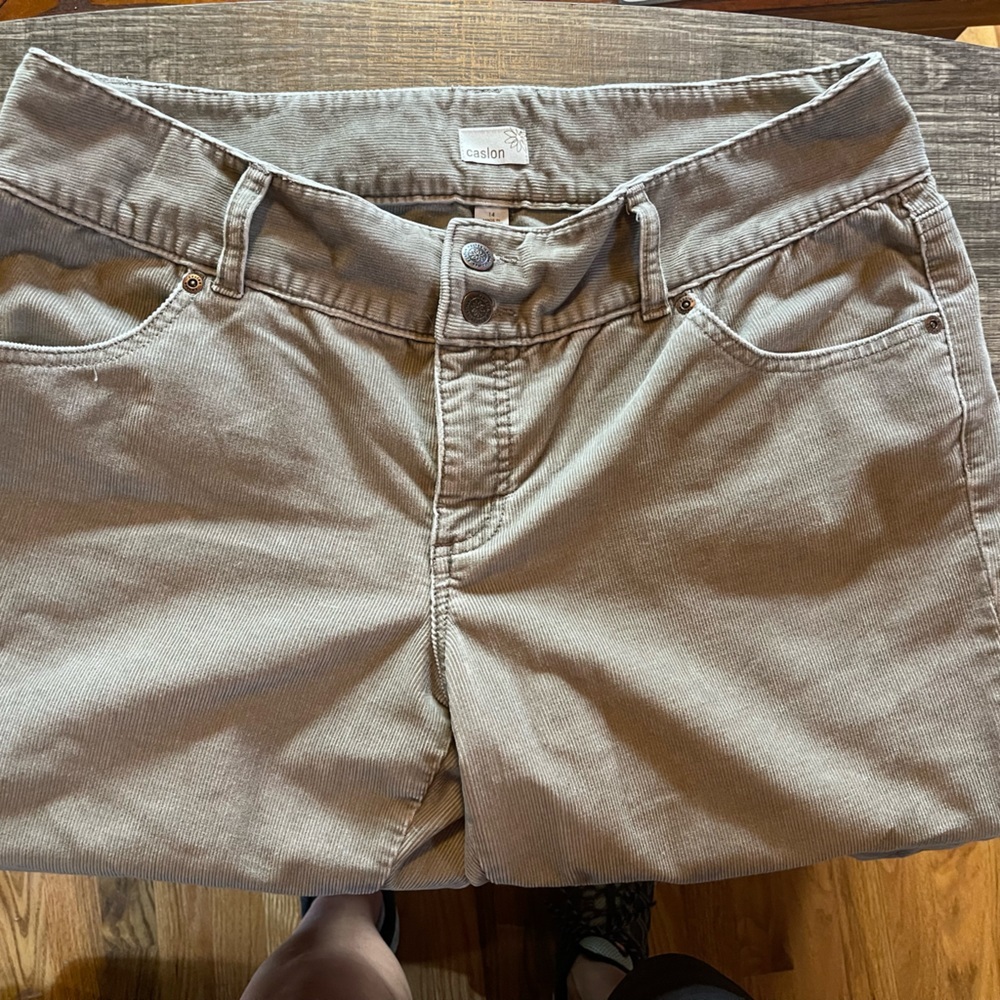 Caslon corduroy trousers size 14